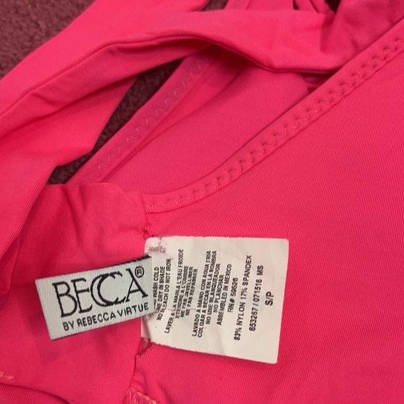 BECCA by REBECCA VIRTUE Women's Janis Macrame High Neck Top only Small - Picture 6 of 7